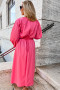 Ružové tunikové šaty Tera